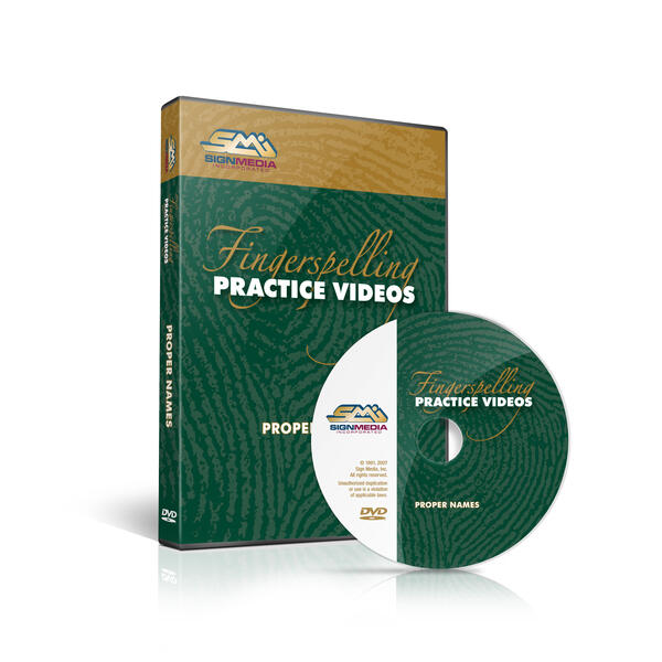 Fingerspelling Practice Videos - Proper Names