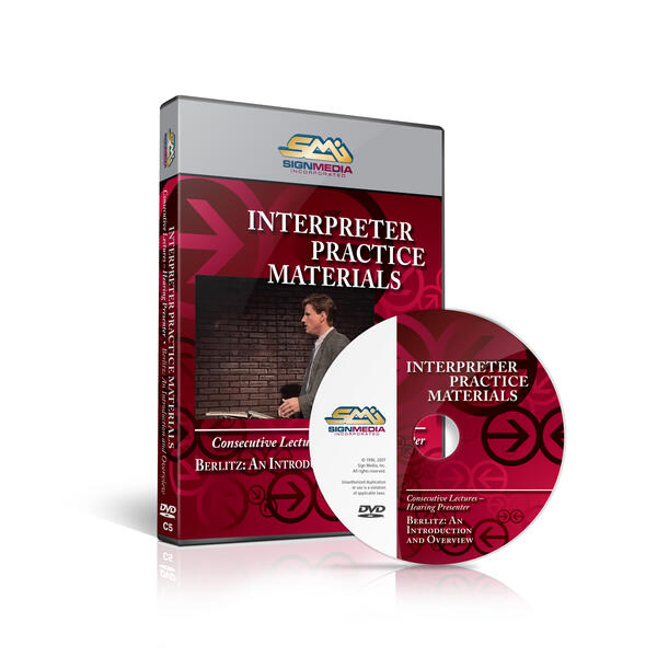 Berlitz: An Introduction and Overview  - Hearing Presenter- Consecutive