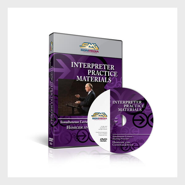 Homicide and Criminal Justice - Hearing Presenter - Simultaneous